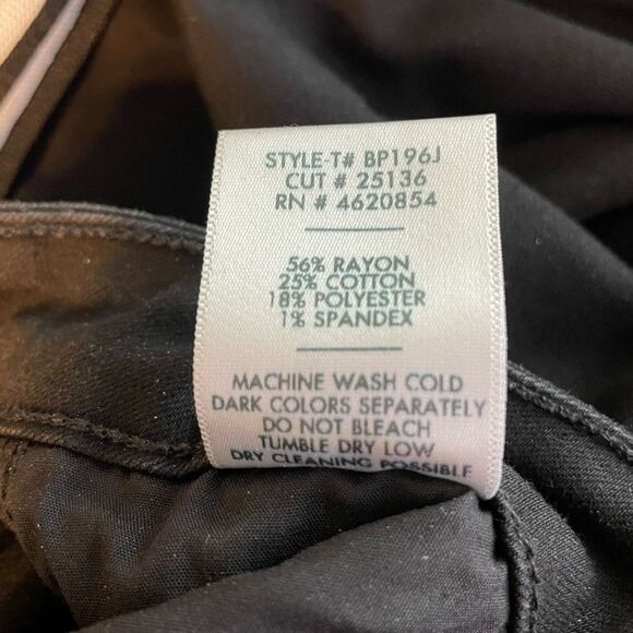 Just Black Denim stretch racer stripe frayed hem jeans size 27 - Picture 7 of 9